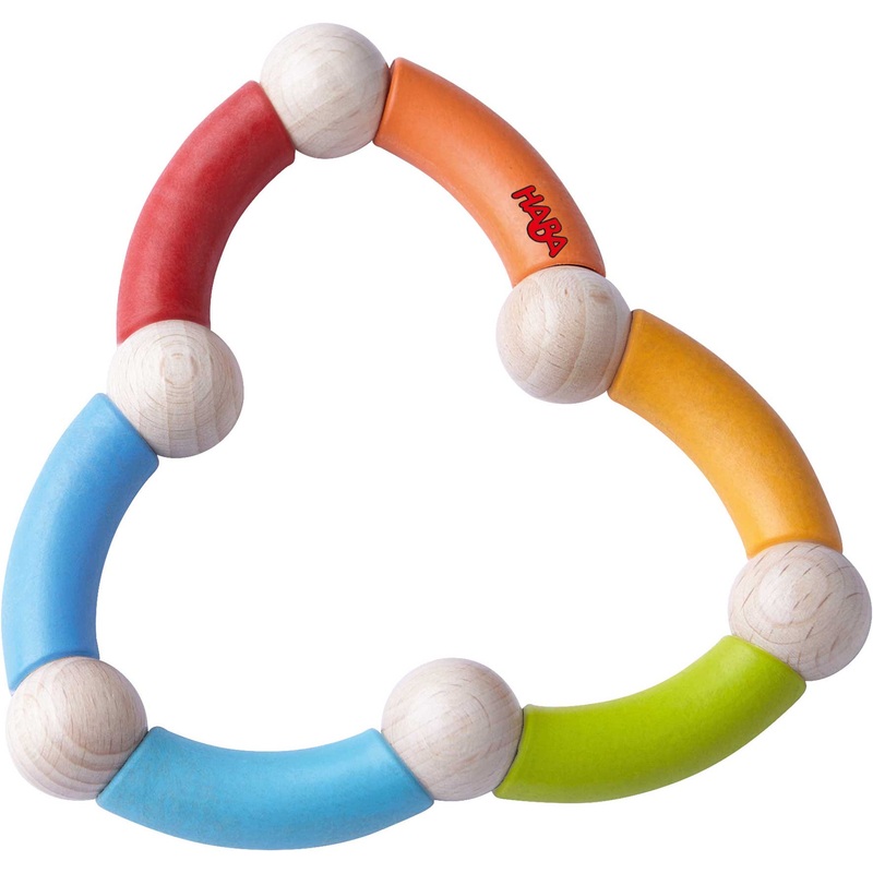 Colour Snake Wooden Rattle & Fidget Toy