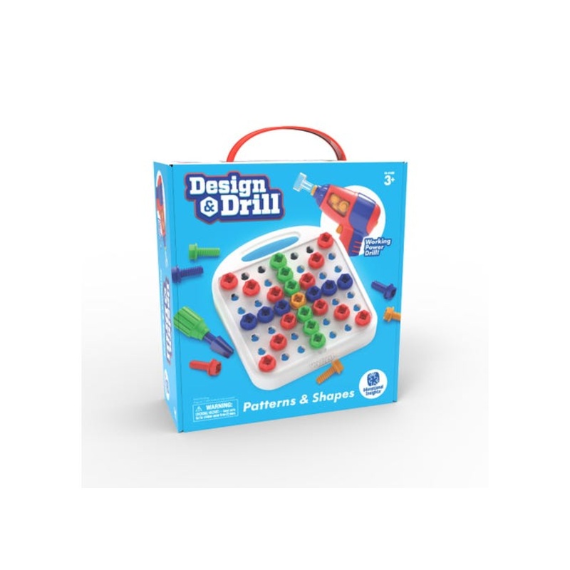 Design and Drill Take-Along Activity Centre: Patterns & Shapes