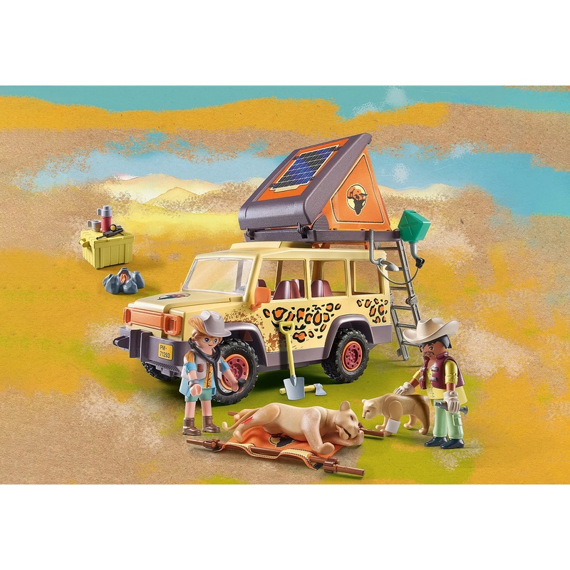 ‘Wiltopia’ Cross-Country Vehicle with Lions (#71293)