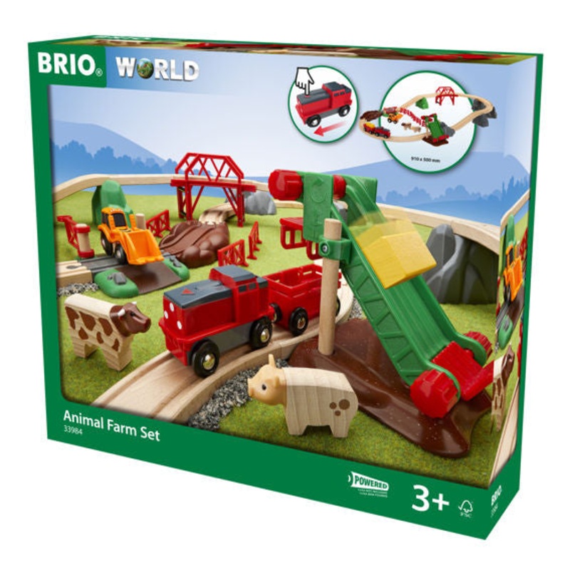 Animal Farm Train Set (by Brio)