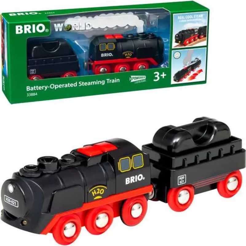 Battery-Operated Steaming Train (by Brio)