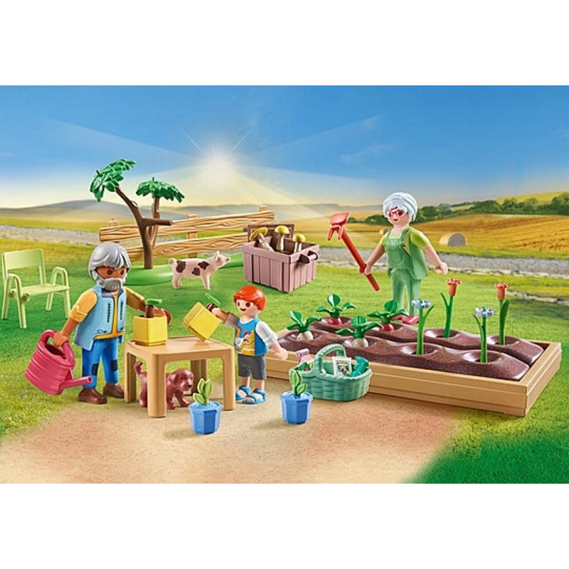 Vegetable Garden with Grandparents (#71443)