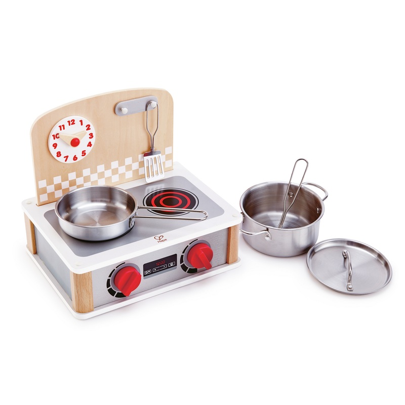 2-in-1 Kitchen & Grill Set (Play Food by Hape)