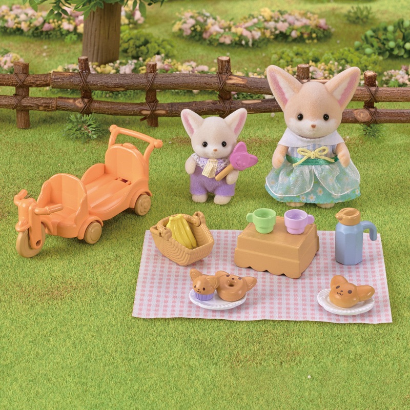 Sunny Picnic Set – Fennec Fox Sister & Baby