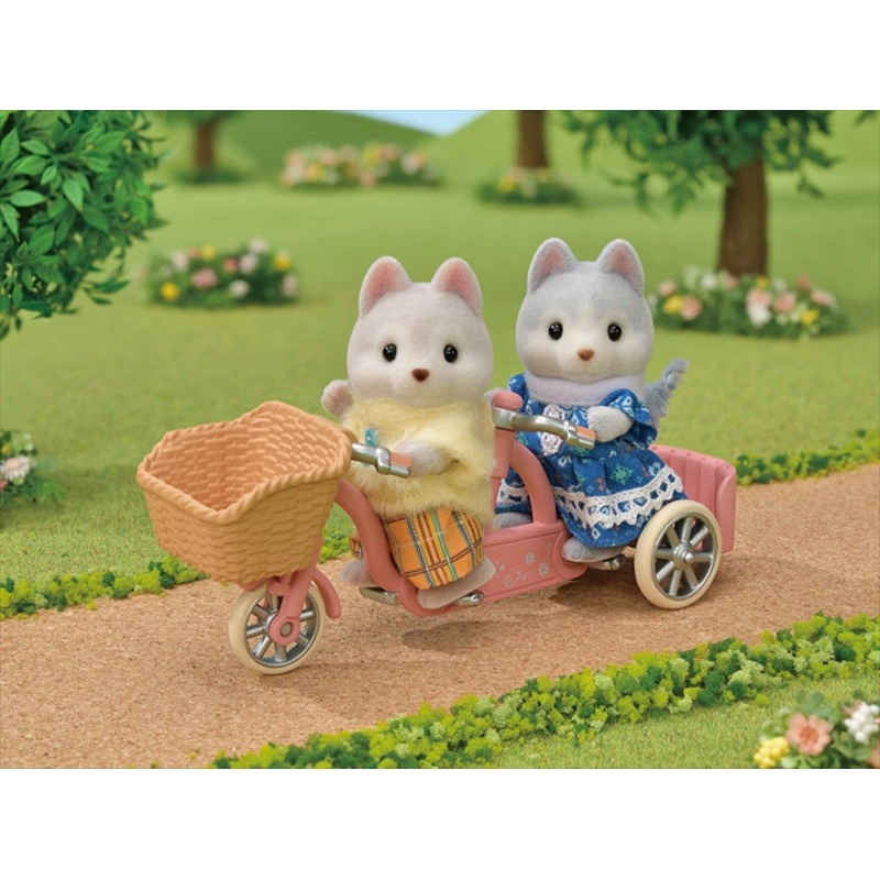 Tandem Cycling Set -Husky Sister & Brother