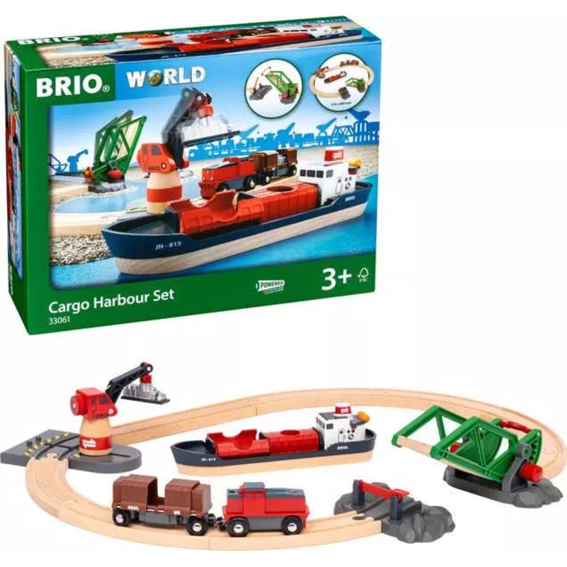 Cargo Harbour Set (by Brio)