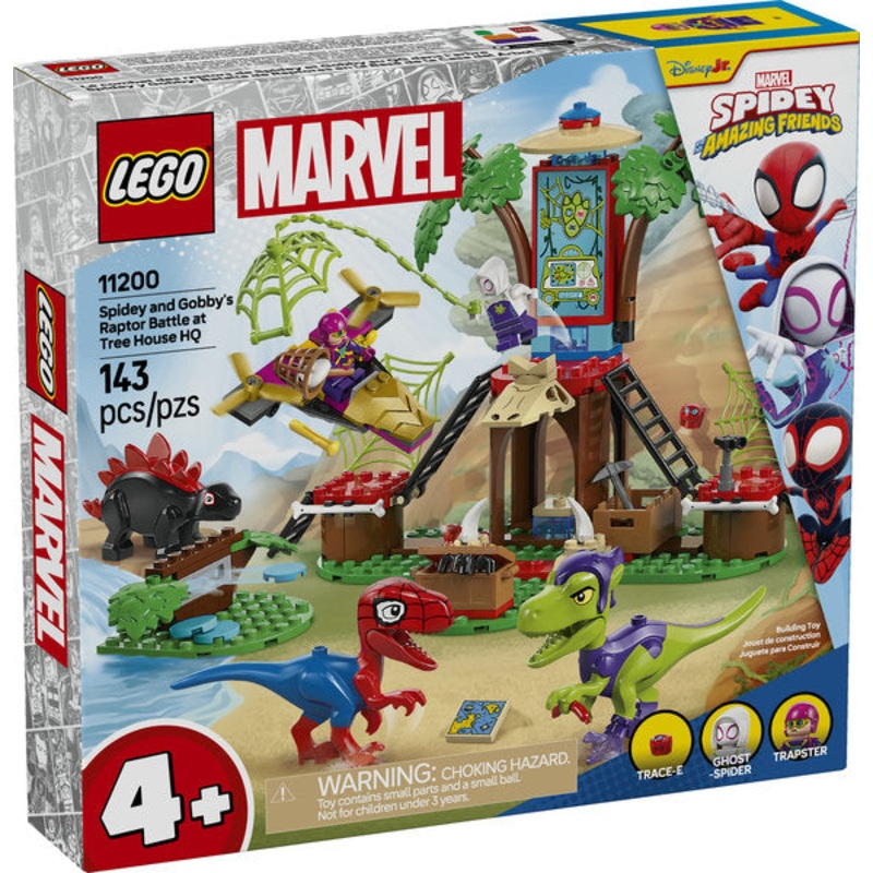 Spidey and Gobby’s Raptor Battle at Tree House HQ (11200)