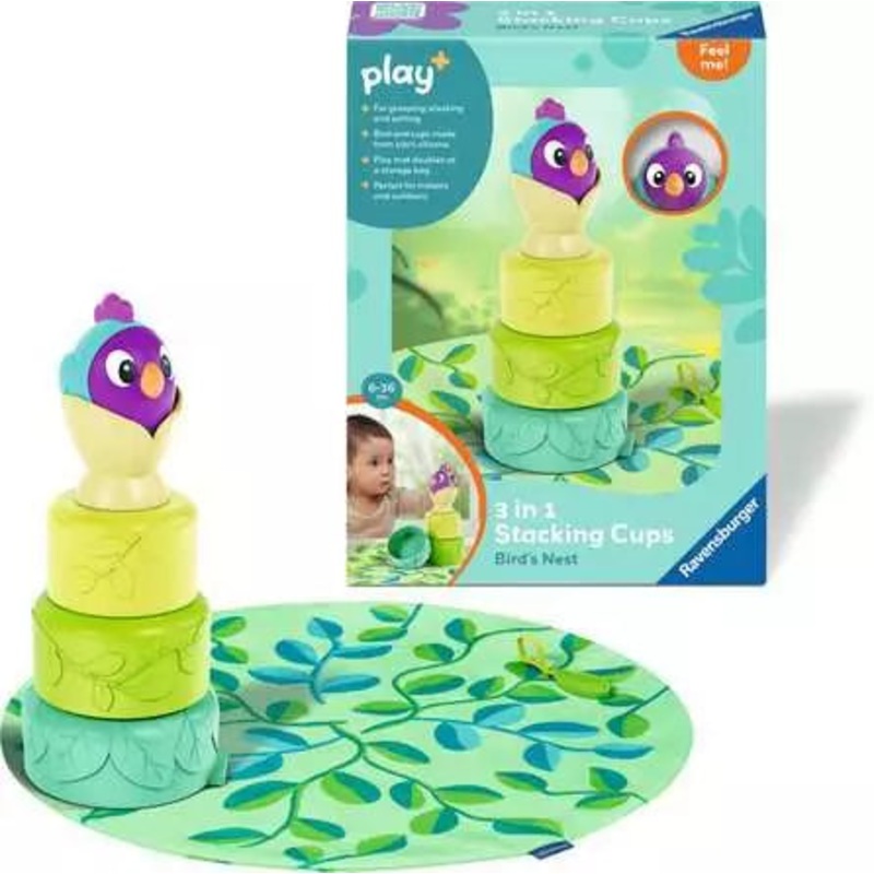 3-in-1 Stacking Cups: Bird’s Nest