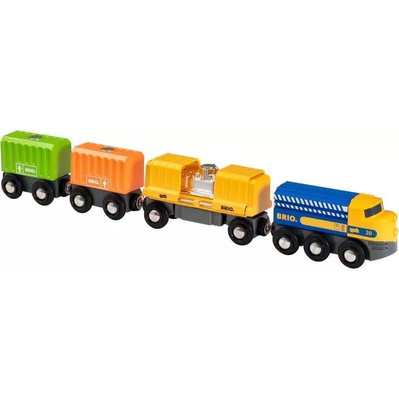 Three Wagon Cargo Train (by Brio)
