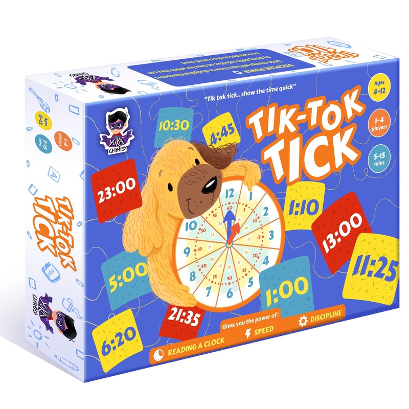 Tik Tok Tick  show the time quick